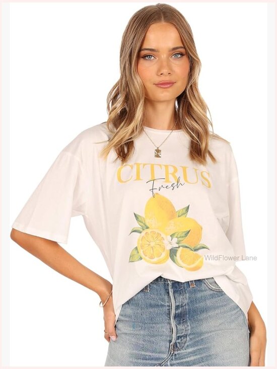 Tops - Relaxed Fit Crew Neck Short Sleeve T-Shirt